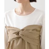 布帛切替カットソー | THE SHOP TK | 詳細画像12 