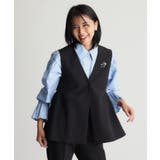 【汚れ＆シワが付きにくい/セレモニー/通勤】ダブルクロスジレ/洗濯機OK | THE SHOP TK | 詳細画像9 