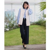 ダブルクロスワイドパンツ 洗える サスティナブル | THE SHOP TK | 詳細画像9