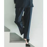 【ONOFF活躍/セレモニー/通勤】杢調カルゼテーパードパンツ/洗える | THE SHOP TK | 詳細画像5 
