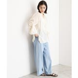 袖刺繍コットンブラウス【洗える】 | THE SHOP TK | 詳細画像3
