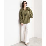 袖刺繍コットンブラウス【洗える】 | THE SHOP TK | 詳細画像11