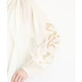 袖刺繍コットンブラウス【洗える】 | THE SHOP TK | 詳細画像17