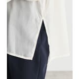 【ONOFF活躍/セレモニー/通勤】タイ付きラメジョーゼットシャツ/洗える | THE SHOP TK | 詳細画像9