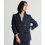 【ONOFF活躍/セレモニー/通勤】CAVIAN Wブレストジャケット/洗える | THE SHOP TK | 詳細画像9