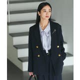 【ONOFF活躍/セレモニー/通勤】CAVIAN Wブレストジャケット/洗える | THE SHOP TK | 詳細画像6