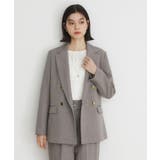 【ONOFF活躍/セレモニー/通勤】CAVIAN Wブレストジャケット/洗える | THE SHOP TK | 詳細画像12