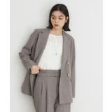 チャコールグレー(014) | 【ONOFF活躍/セレモニー/通勤】CAVIAN Wブレストジャケット/洗える | THE SHOP TK