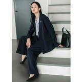 【ONOFF活躍/セレモニー/通勤】CAVIAN タックワイドパンツ/洗える | THE SHOP TK | 詳細画像3