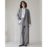 【ONOFF活躍/セレモニー/通勤】CAVIAN タックワイドパンツ/洗える | THE SHOP TK | 詳細画像2