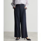 ネイビー(094) | 【ONOFF活躍/セレモニー/通勤】CAVIAN タックワイドパンツ/洗える | THE SHOP TK