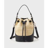 ブラック(519) | 雑材合皮コンビ巾着バッグ | THE SHOP TK