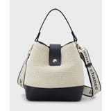 合皮×雑材コンビバック【ロゴベルト付】 | THE SHOP TK | 詳細画像1