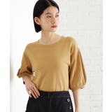 【接触冷感/体型カバー】袖タック6分袖ニット/洗濯機OK/UVケア | THE SHOP TK | 詳細画像6 