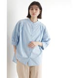 【体型カバー】6分袖バックシャーリングシャツ/洗える | THE SHOP TK | 詳細画像12 