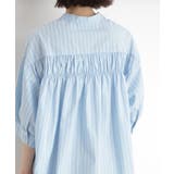 【体型カバー】6分袖バックシャーリングシャツ/洗える | THE SHOP TK | 詳細画像20 