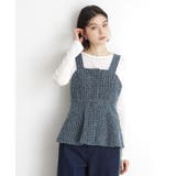 ジャカードデニムビスチェ【洗濯機OK】 | THE SHOP TK | 詳細画像1 