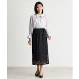 【ONOFF活躍／セレモニー】刺繍レーススカート／洗える | THE SHOP TK | 詳細画像7 