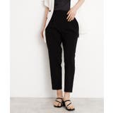 ブラック(019) | ハイパーストレッチテーパードパンツ 接触冷感 洗える | THE SHOP TK