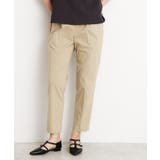 ベージュ(052) | ハイパーストレッチテーパードパンツ 接触冷感 洗える | THE SHOP TK