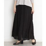 ブラック(019) | レーススカート【洗える】 | THE SHOP TK