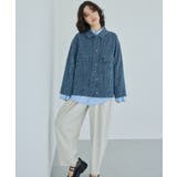 ジャカードデニムジャケット【洗える】 | THE SHOP TK | 詳細画像3