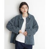 ネイビー(094) | ジャカードデニムジャケット【洗える】 | THE SHOP TK