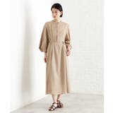 麻調メッシュワンピース【洗える】 | THE SHOP TK | 詳細画像3
