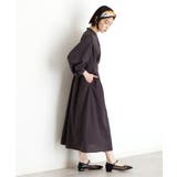 麻調メッシュワンピース【洗える】 | THE SHOP TK | 詳細画像1
