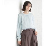 ブルー(091) | チュール×ラメニット【洗える】 | THE SHOP TK