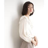 ラッフルカラーブラウス【洗濯機OK】 | THE SHOP TK | 詳細画像6 