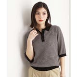 ブラック(419) | ニットポロシャツ【洗濯機/アソート展開】 | THE SHOP TK