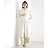 オフホワイト(003) | レースシャツワンピース | THE SHOP TK