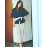 麻混ワイドパンツ【洗える】 | THE SHOP TK | 詳細画像3