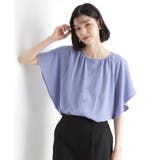 袖フレアブラウス【防シワ／接触冷感／洗濯機OK/セットアップ可】 | THE SHOP TK | 詳細画像13 