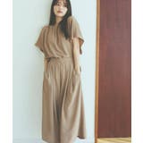 袖フレアブラウス【防シワ／接触冷感／洗濯機OK/セットアップ可】 | THE SHOP TK | 詳細画像2 