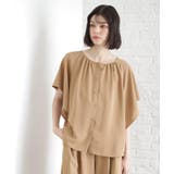 袖フレアブラウス【防シワ／接触冷感／洗濯機OK/セットアップ可】 | THE SHOP TK | 詳細画像17 