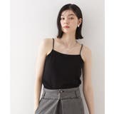 ブラック(019) | カップ付きキャミ【洗える】 | THE SHOP TK