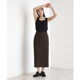 サイドラメラインタイトスカート【洗濯機OK】 | THE SHOP TK | 詳細画像6 