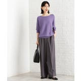 6分袖ガータードルマンニット【エコベロ/洗濯機OK】 | THE SHOP TK | 詳細画像25 