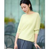 6分袖ガータードルマンニット【エコベロ/洗濯機OK】 | THE SHOP TK | 詳細画像2 