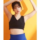 【mizugiwa ラッシュガード】パット入りリボンビスチェ セットアップ可 | THE SHOP TK | 詳細画像2 