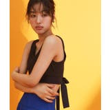 【mizugiwa ラッシュガード】パット入りリボンビスチェ セットアップ可 | THE SHOP TK | 詳細画像3 