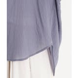 後ろギャザーシアーシャツ【体型カバー／洗える】 | THE SHOP TK | 詳細画像19 