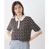 ブラック(319) | 【再入荷】柄アソートポロニットシャツ【洗濯機OK】 | THE SHOP TK