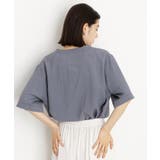 【秋色入荷 インしなくても決まる】ダブルポケット5分袖シャツ 体型カバー | THE SHOP TK | 詳細画像17 