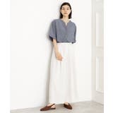 【秋色入荷 インしなくても決まる】ダブルポケット5分袖シャツ 体型カバー | THE SHOP TK | 詳細画像18 