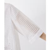 5分袖レース刺繍コットンシャツ | THE SHOP TK | 詳細画像13 