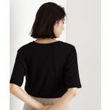 5分袖シアーTシャツ【二の腕カバー/洗濯機OK】 | THE SHOP TK | 詳細画像10 