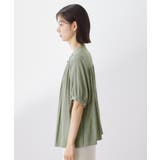 【インしなくも決まる】サテンギャザー5分袖ブラウス | THE SHOP TK | 詳細画像14 